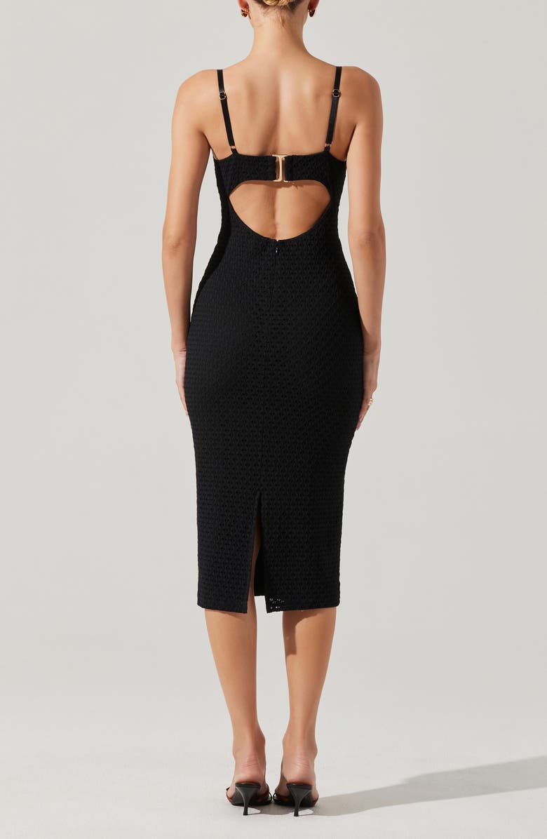 ASTR the Label Jaida Body-Con Dress, Alternate, color, Black