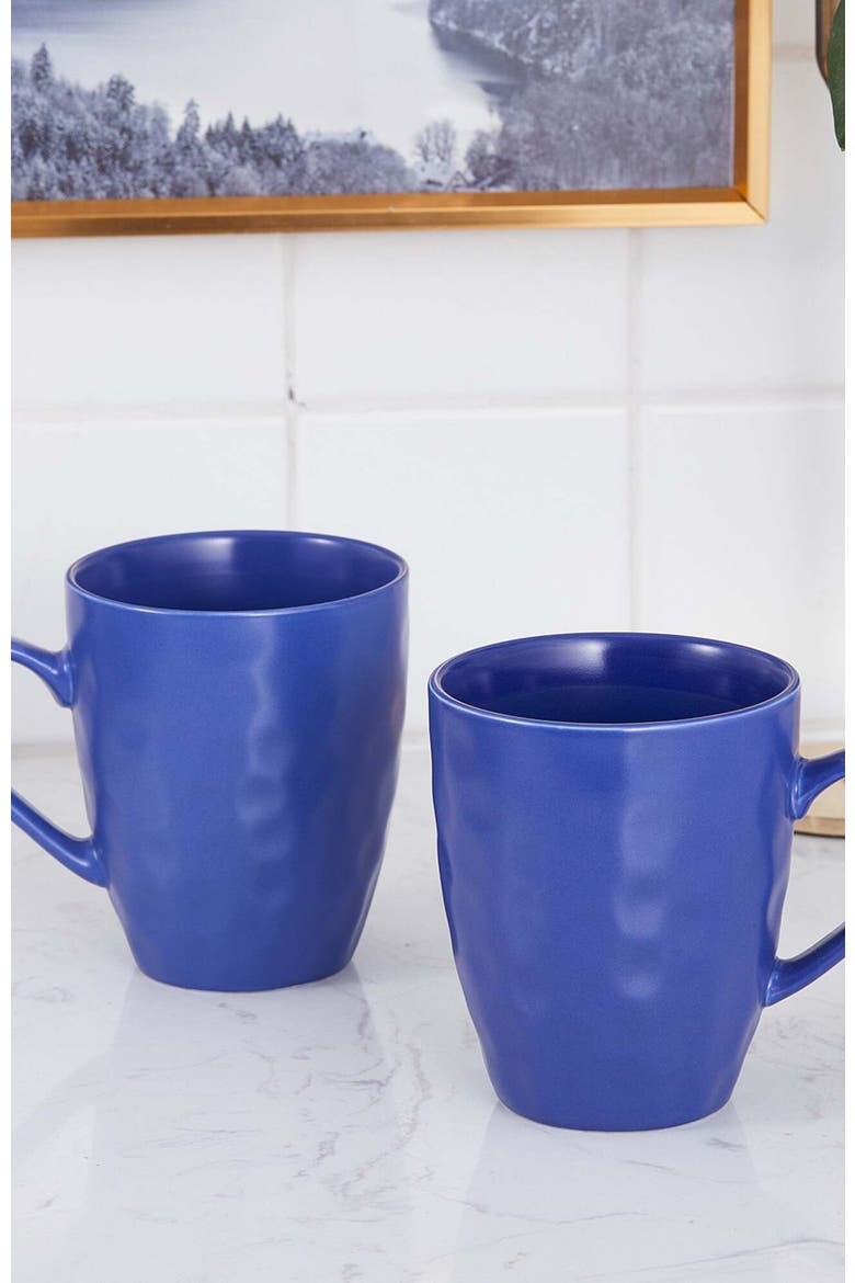 Clara Porcelain 16-Piece Dinnerware Set, Alternate, color, Blue