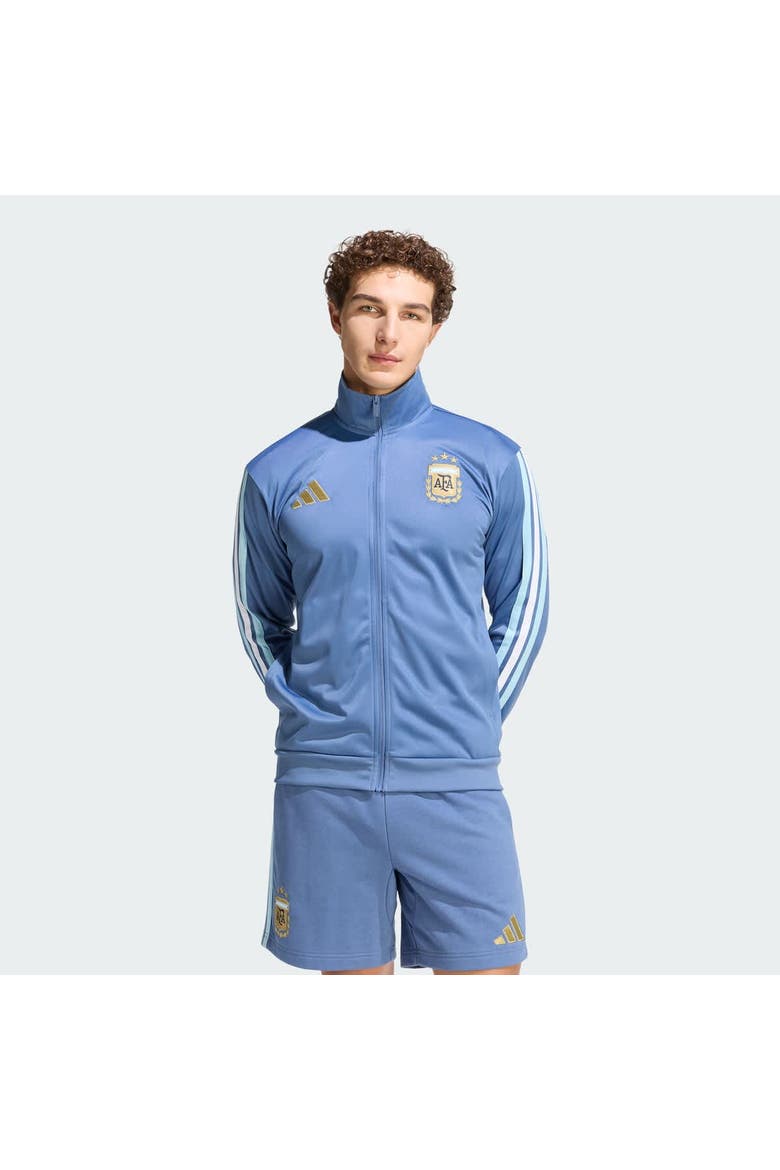 Men's adidas Blue Argentina National Team FIFA x World Cup Alphaskin Full-Zip Track Top, Main, color, Blue