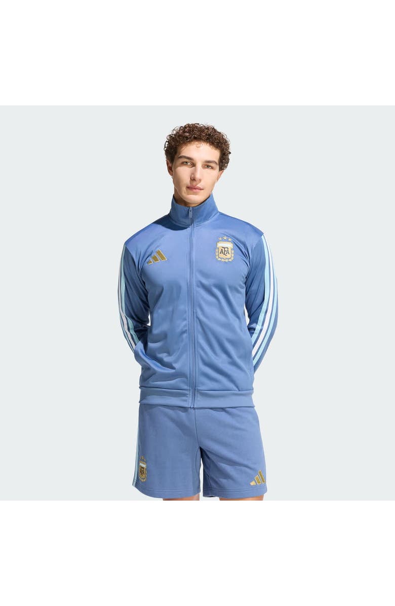 adidas Men's adidas Blue Argentina National Team FIFA x World Cup Alphaskin Full-Zip Track Top, Main, color, Blue
