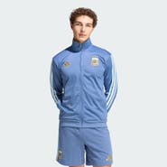 adidas Men's adidas Blue Argentina National Team FIFA x World Cup Alphaskin Full-Zip Track Top