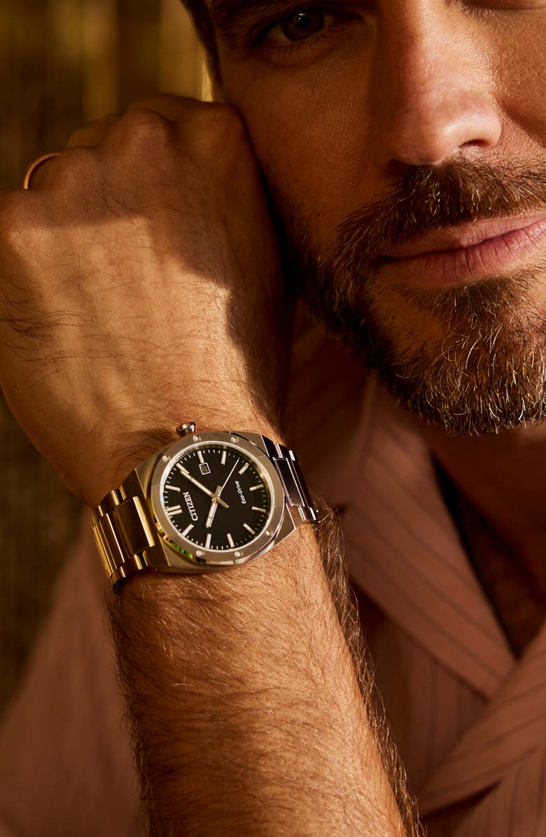 Citizen Sport Luxury Integrated Bracelet Watch, 40mm, Alternate, color, 