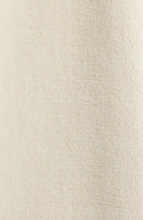 Bernardo Calder Faux Fur Poncho Jacket In White