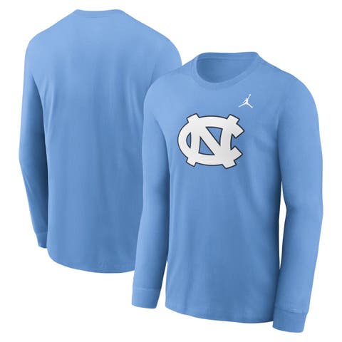 Men's Jordan Brand Carolina Blue North Carolina Tar Heels Primary Logo Long Sleeve T-Shirt