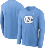Jordan Brand Men's Jordan Brand Carolina Blue North Carolina Tar Heels Primary Logo Long Sleeve T-Shirt