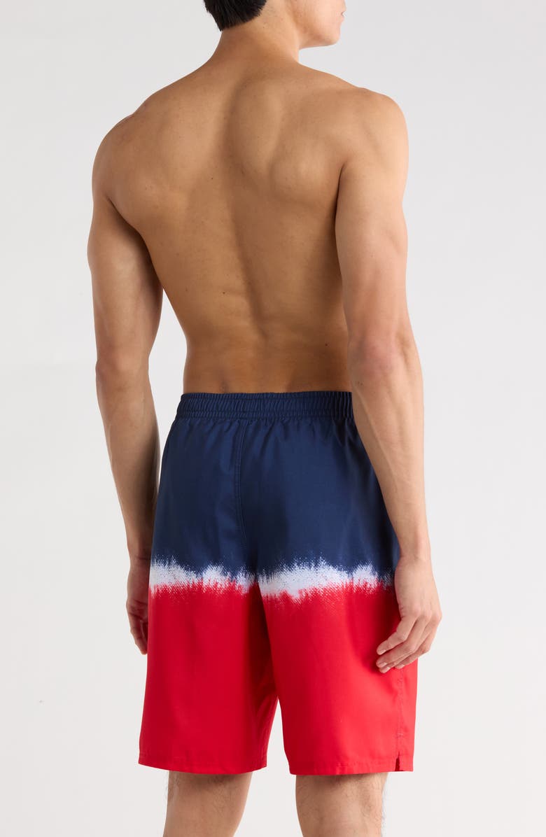 Nike 9-Inch Volley Swim Trunks, Alternate, color, Blue/ Red