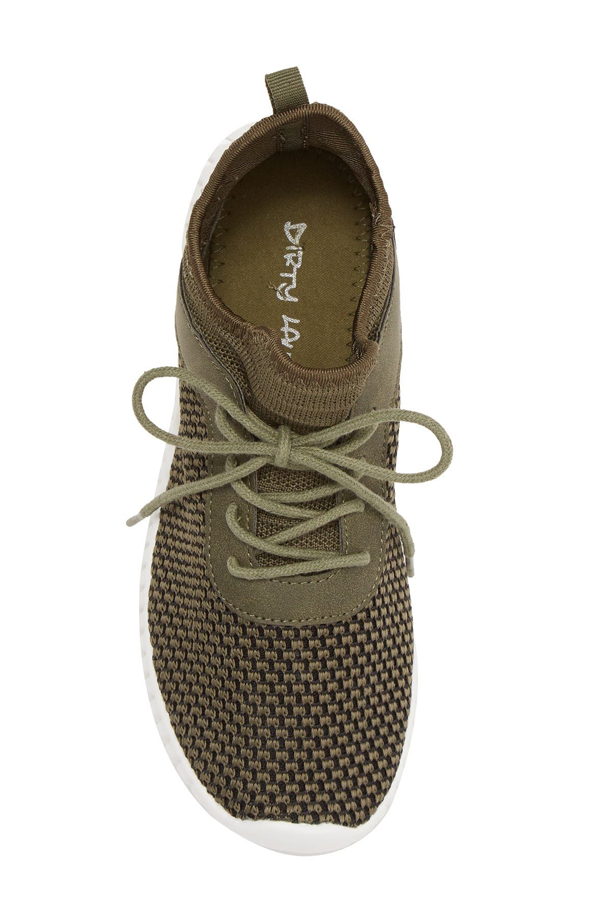 Harlen Knit Sneaker, Alternate, color, OLIVE