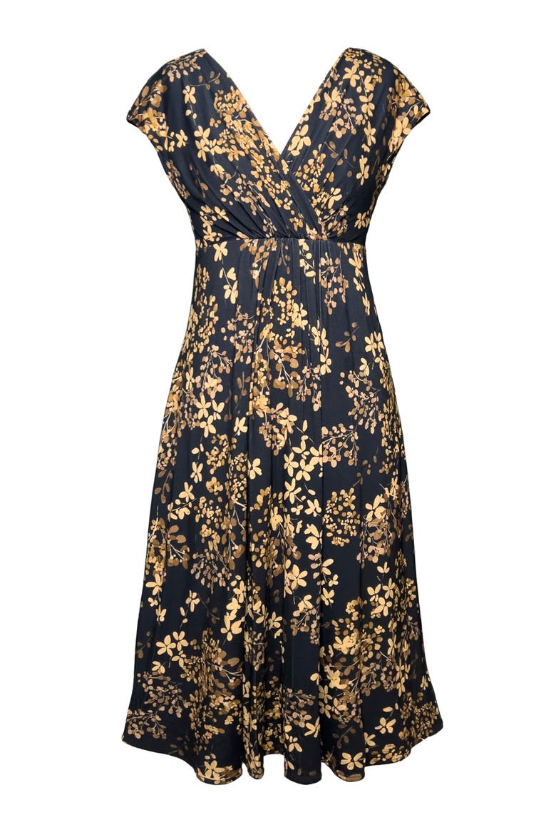 Sara Dress, Alternate, color, Golden Blossom