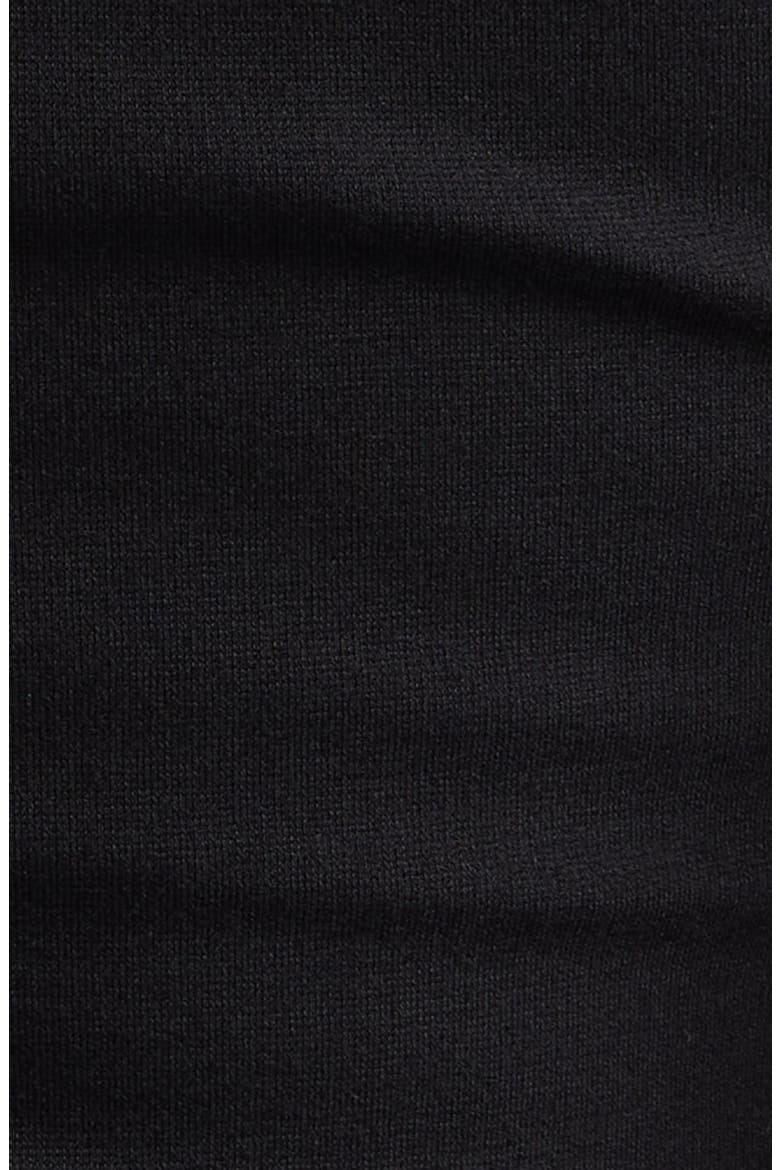 Scoop Back Cap Sleeve Jersey Top, Alternate, color, BLACK