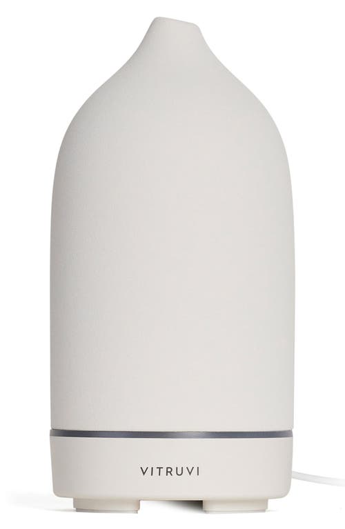 Vitruvi Stone Porcelain Diffuser in White 