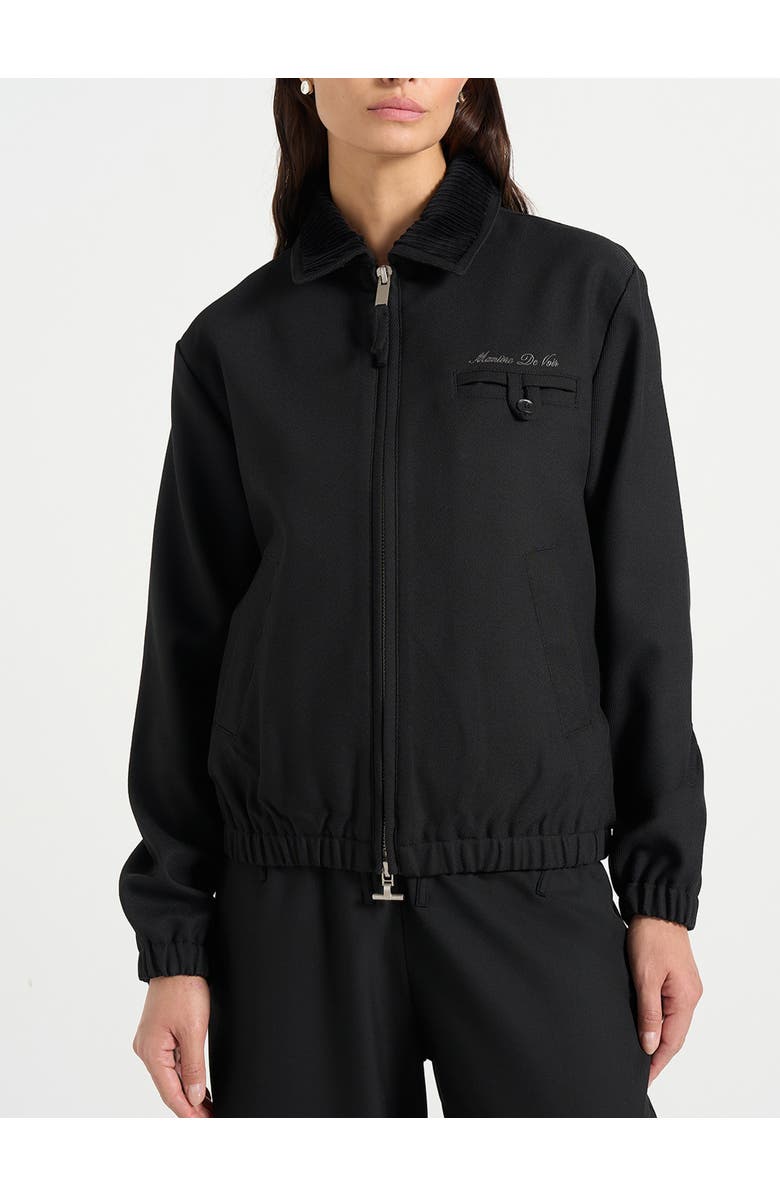 Manière De Voir Kilian Unisex Twill Signature Jacket, Alternate, color, Black