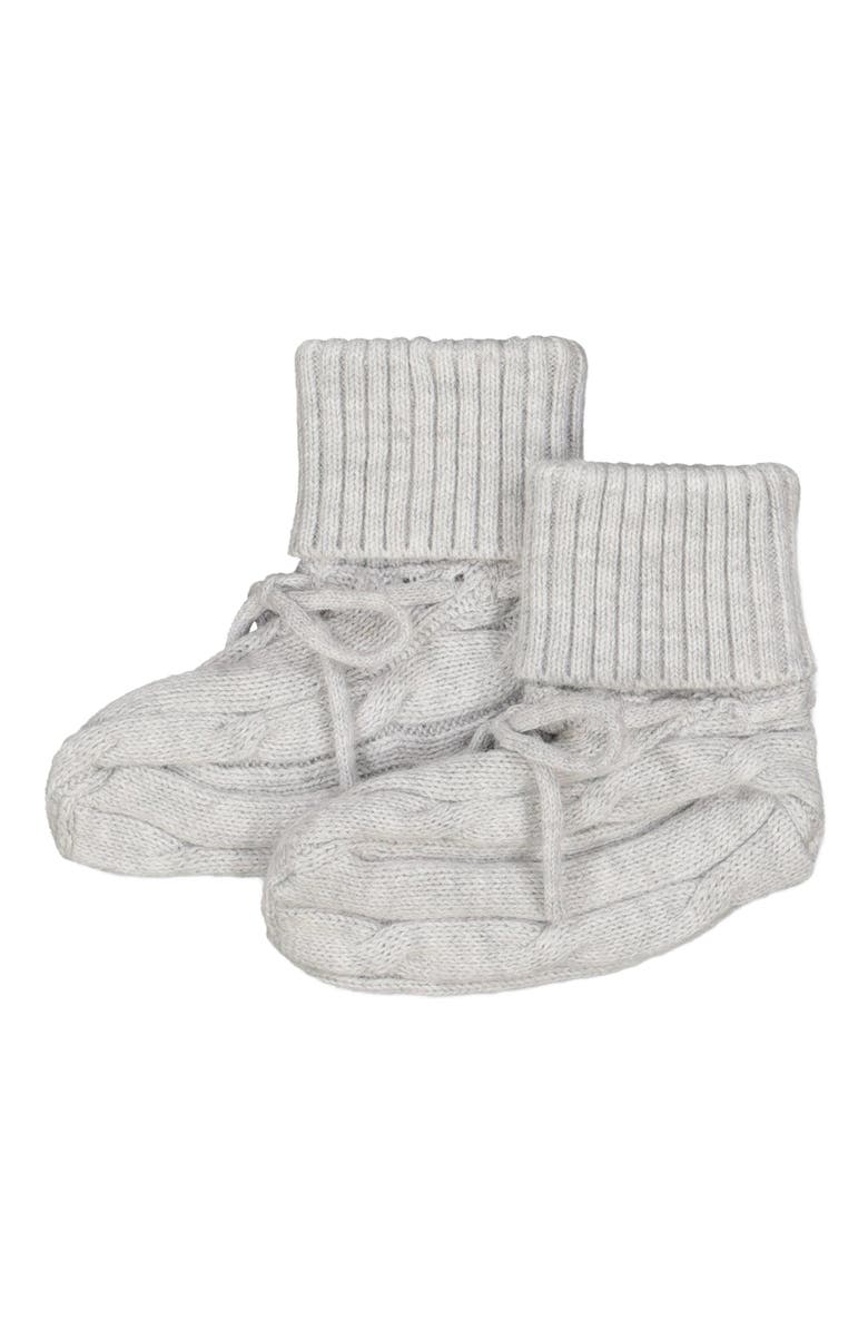 Hope & Henry Baby Organic Cotton Sweater Beanie and Bootie Set, Alternate, color,