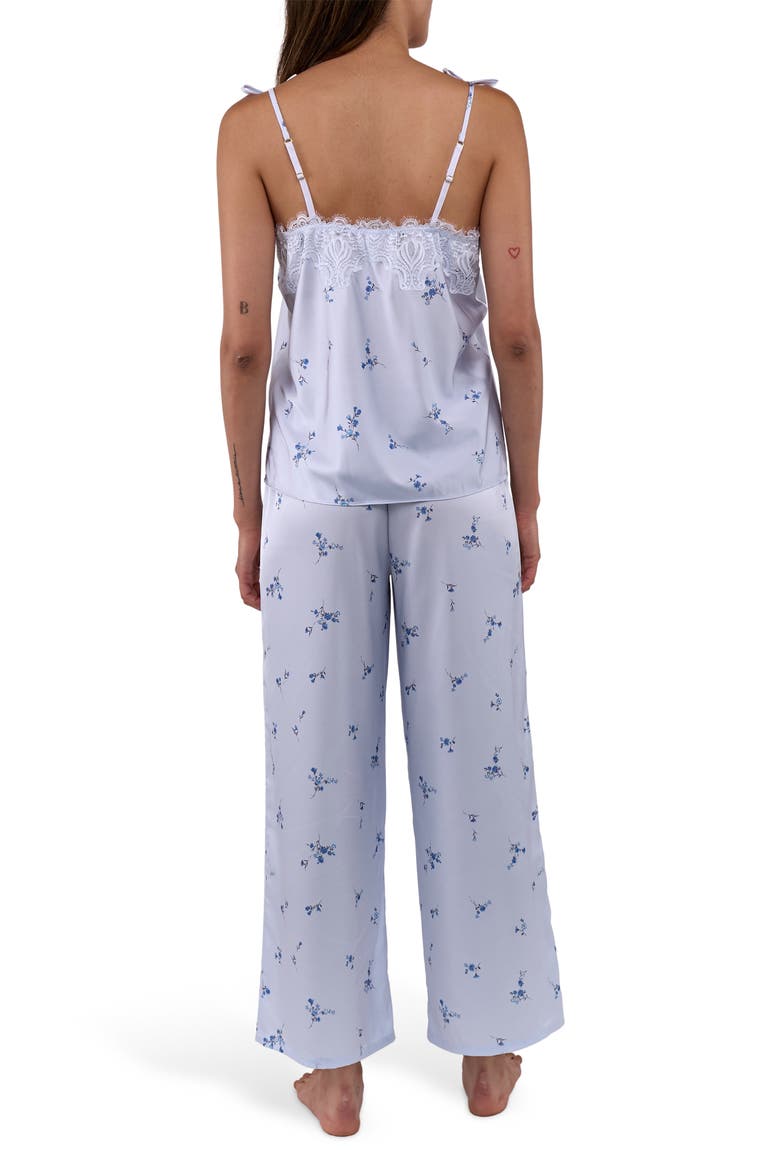 Celeste Print Cami Pajamas, Alternate, color, BLUE