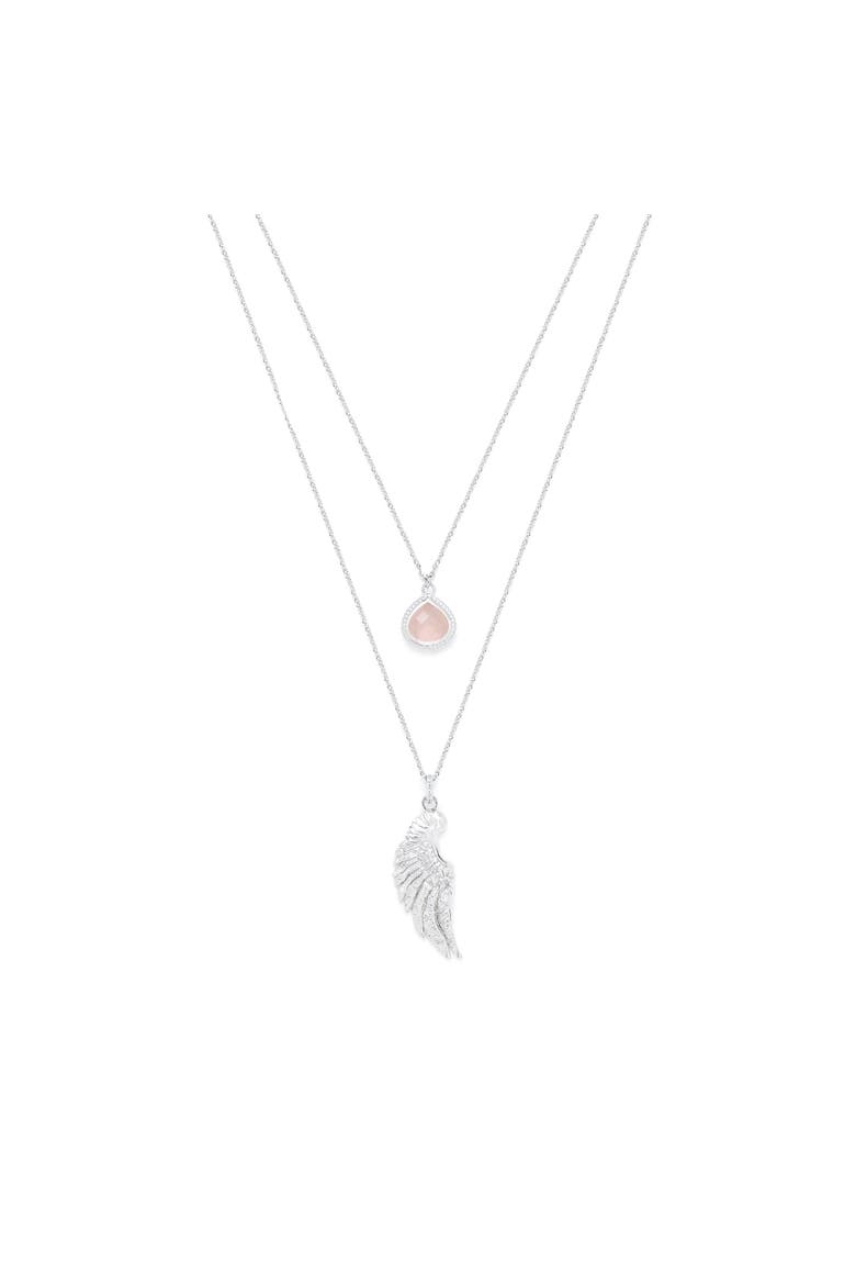 Angel Of Love Necklace, Main, color, White