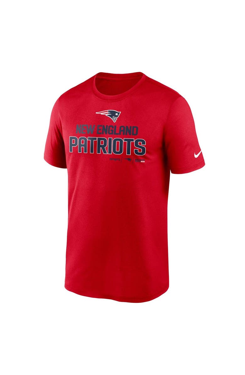 Nike Men's Nike Red New England Patriots Legend Community Performance T-Shirt, Alternate, color, Red