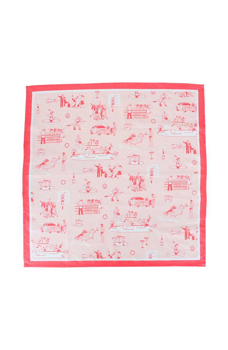 Jollity 
Co. Camp Bachelorette Bandana, Main, color, Camp Scenes