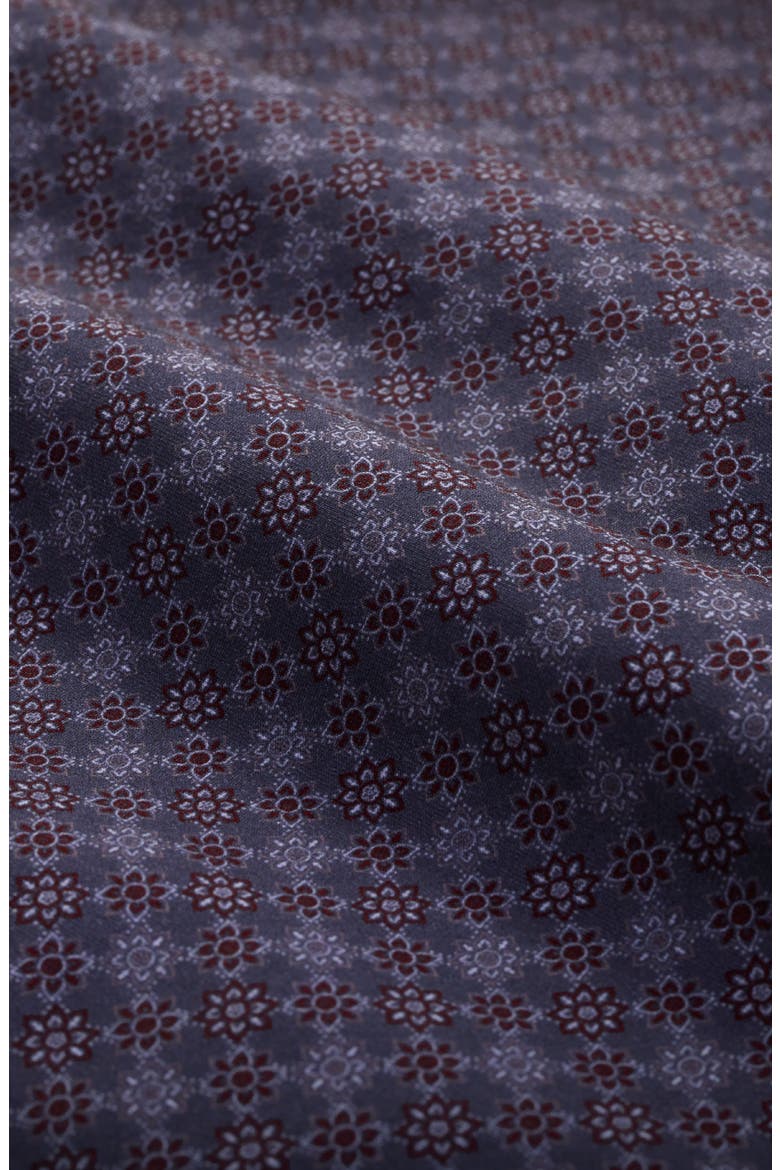 James OoohCotton® Print Button-Up Shirt, Alternate, color, ANTHRACITE