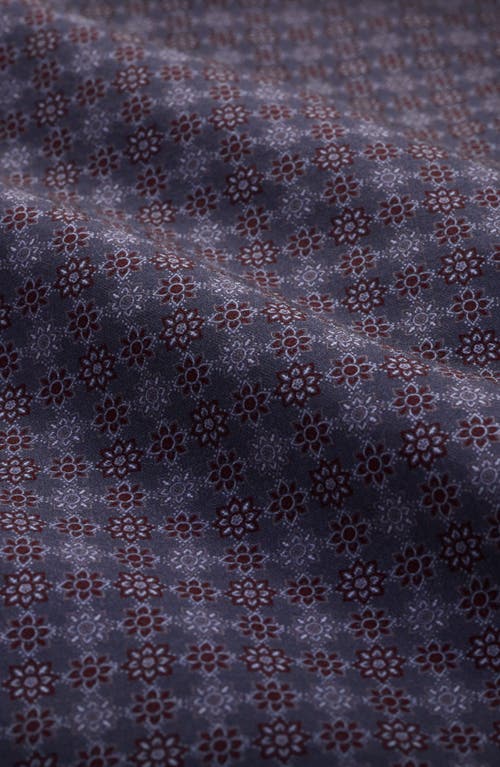 Bugatchi James Ooohcotton® Print Button-up Shirt In Blue