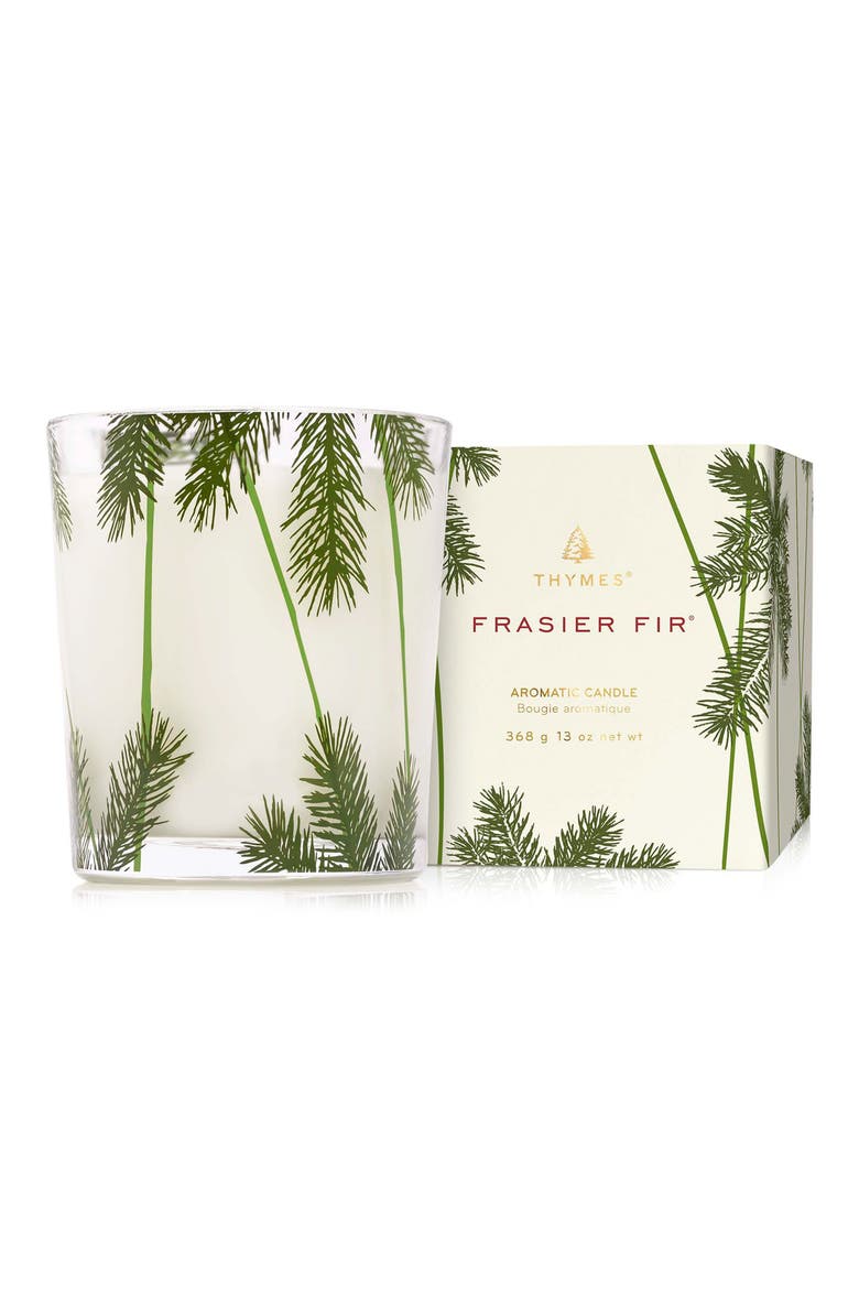 Frasier Fir Pine Needle Poured Candle, Main, color, GREEN/CLEAR
