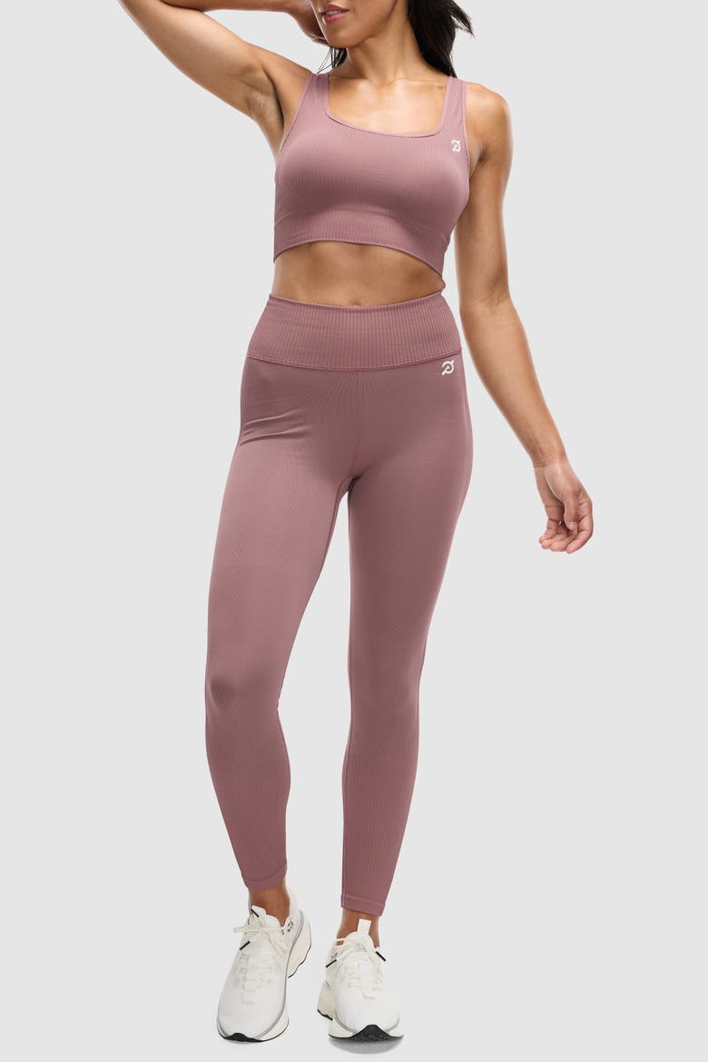 Seamless High Rise Legging, Alternate, color, Rose Taupe