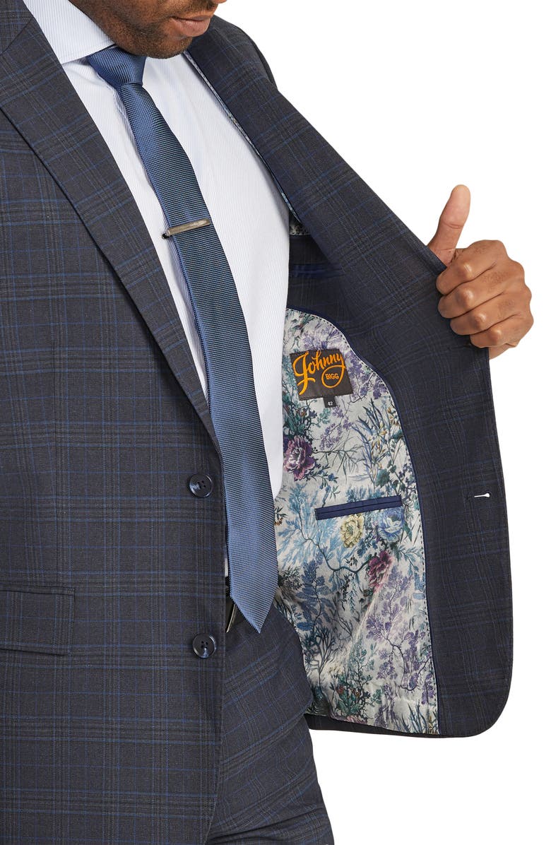 Johnny Bigg Bronson Check Stretch Suit Jacket, Alternate, color, 