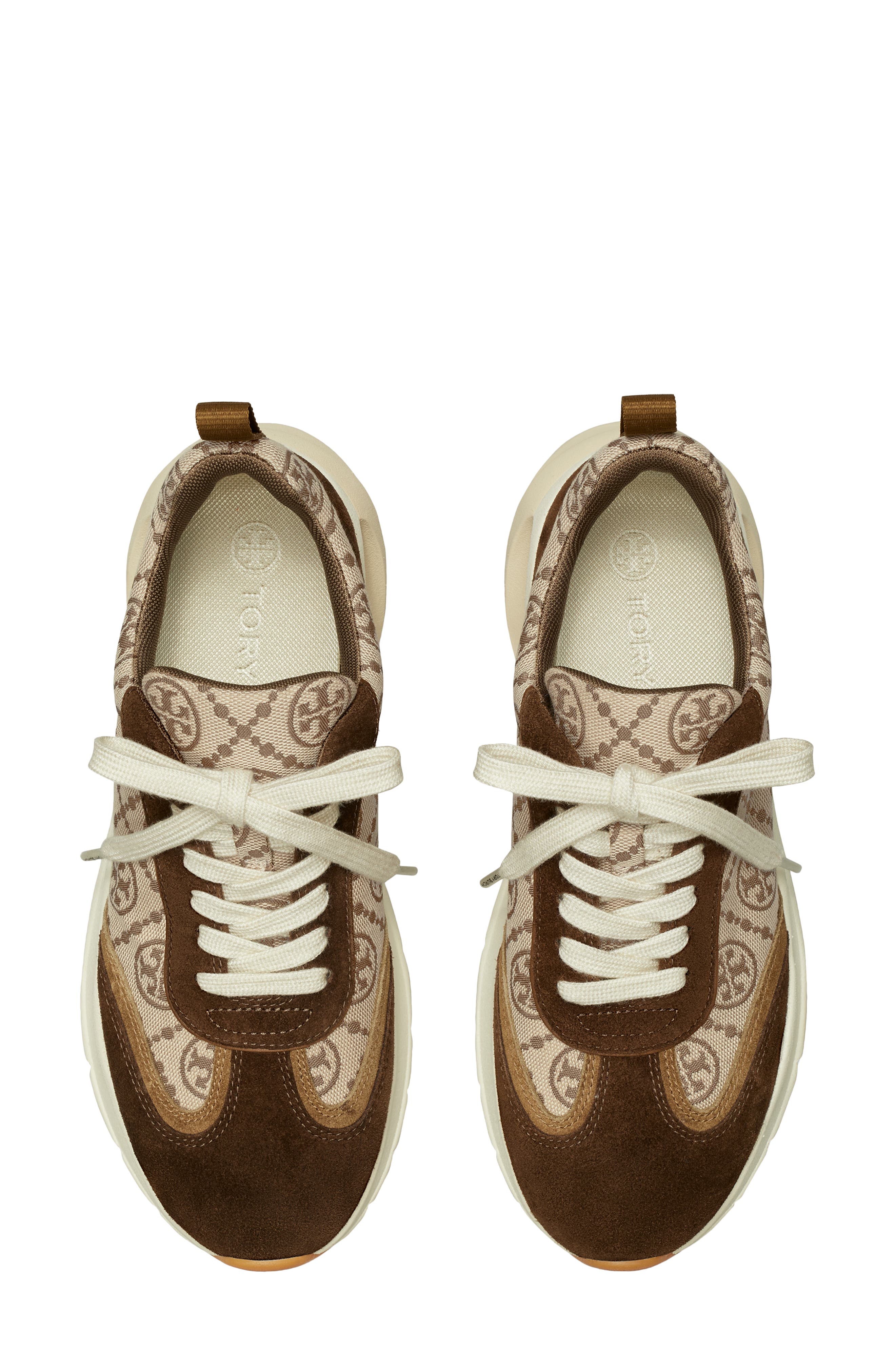 Tory Burch T Monogram Good Luck Trainer Sneaker, Alternate, color, 