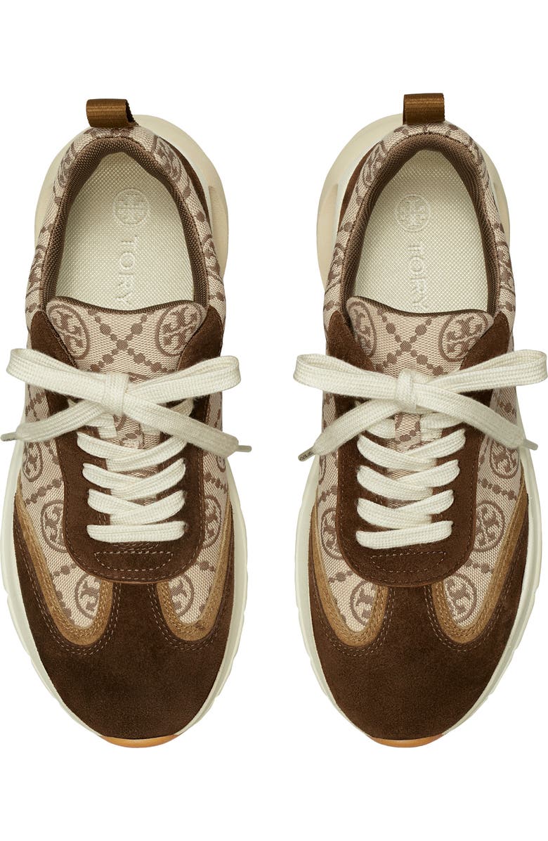 Tory Burch T Monogram Good Luck Trainer Sneaker, Alternate, color,