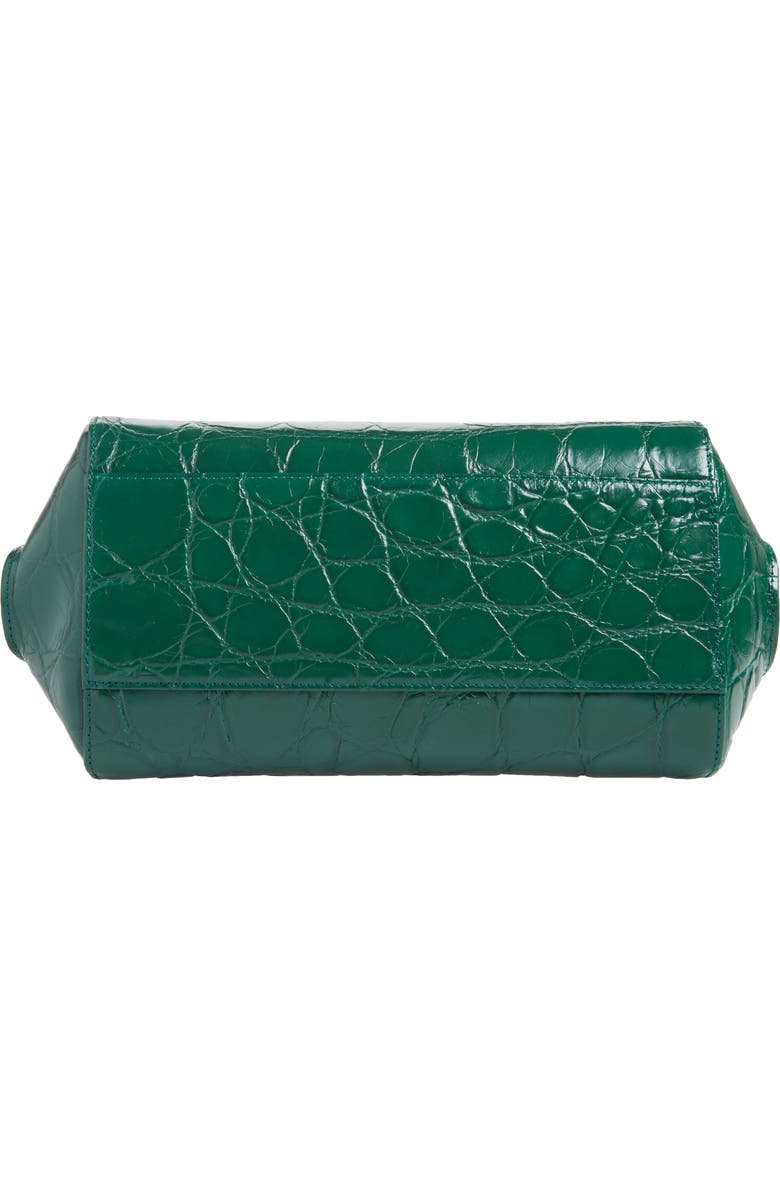 gu-de Any Croc Embossed Leather Frame Bag, Alternate, color,