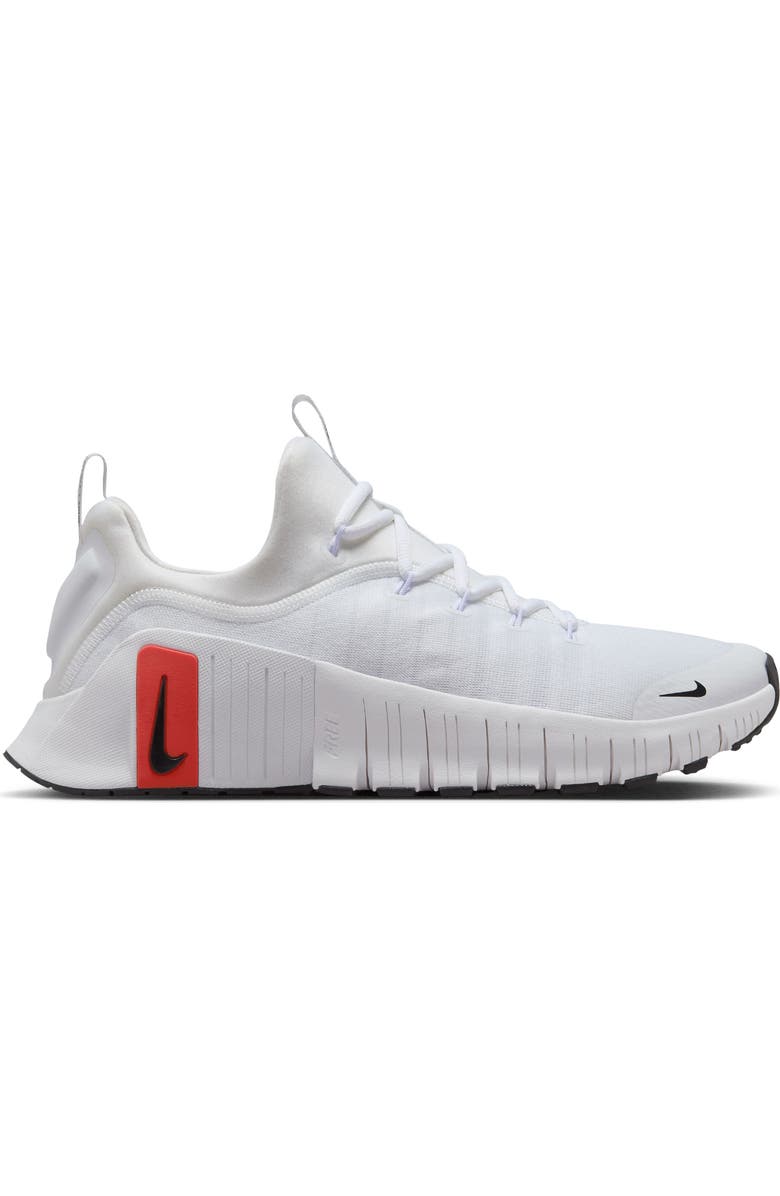 Nike Free Metcon 6 Training Shoe, Alternate, color, White/ Black/ Red/ Platinum