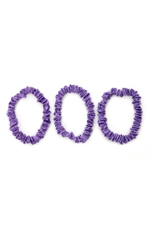 3-Pack Skinny Silk Scrunchies