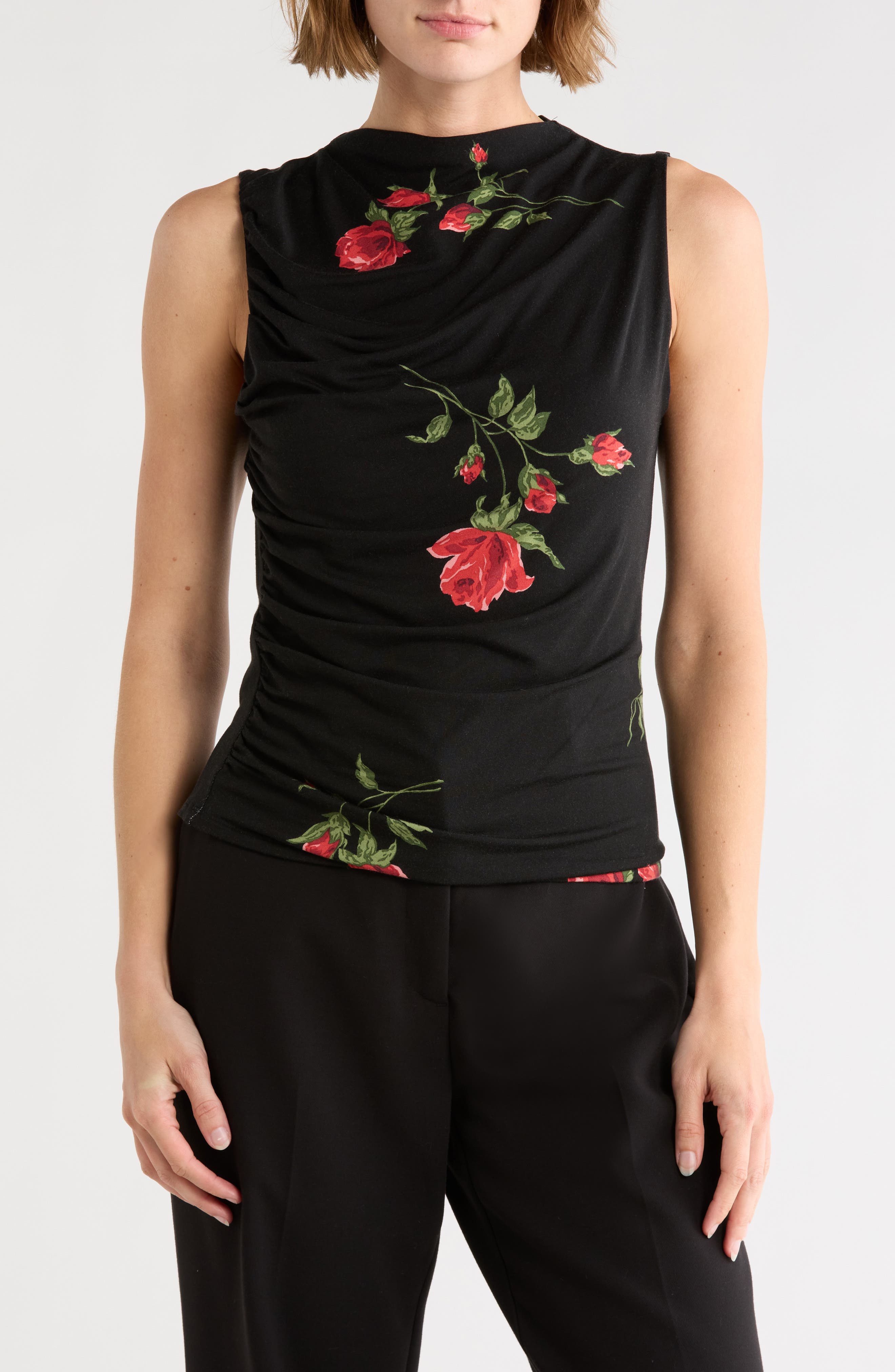 EDIT by JASON WU Sleeveless Mock Neck Top