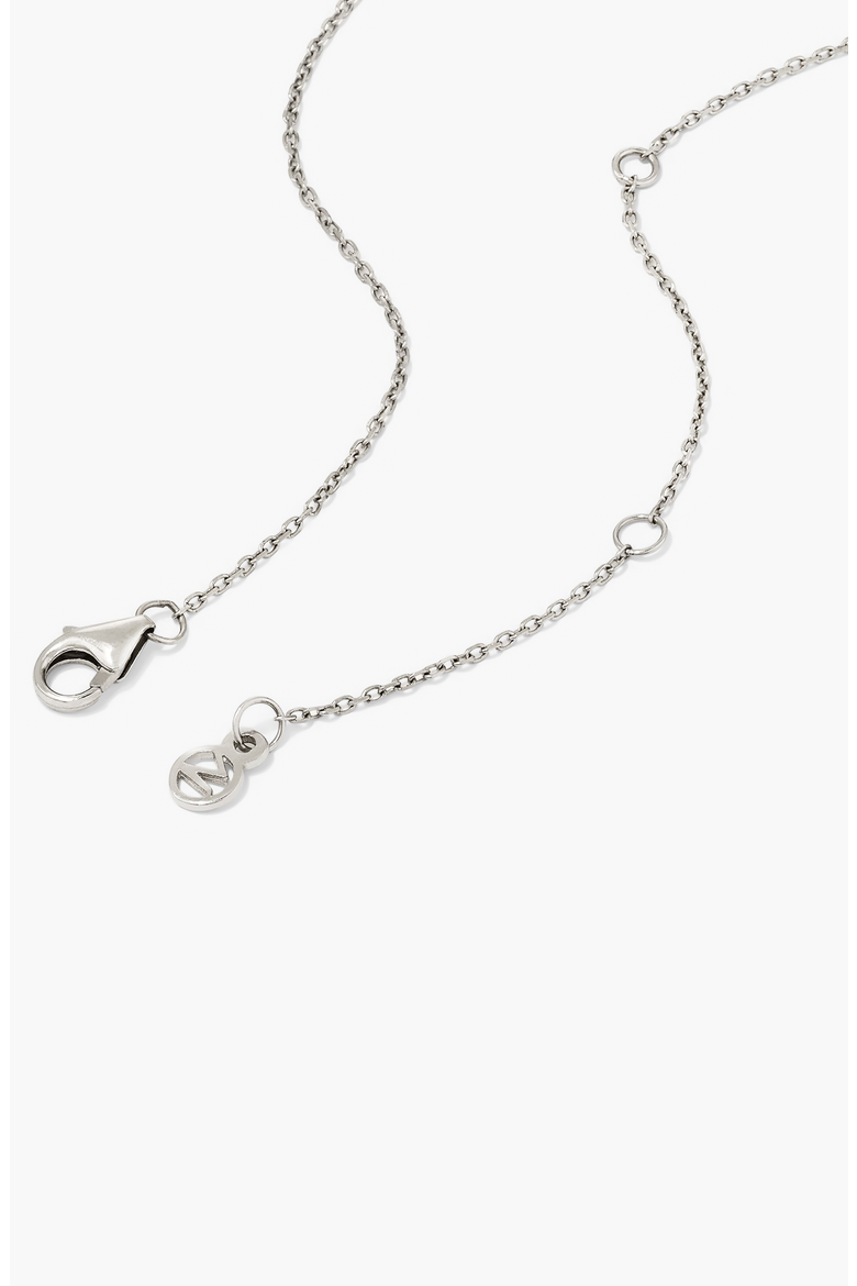 Large Diamond Necklace, Alternate, color, White Gold