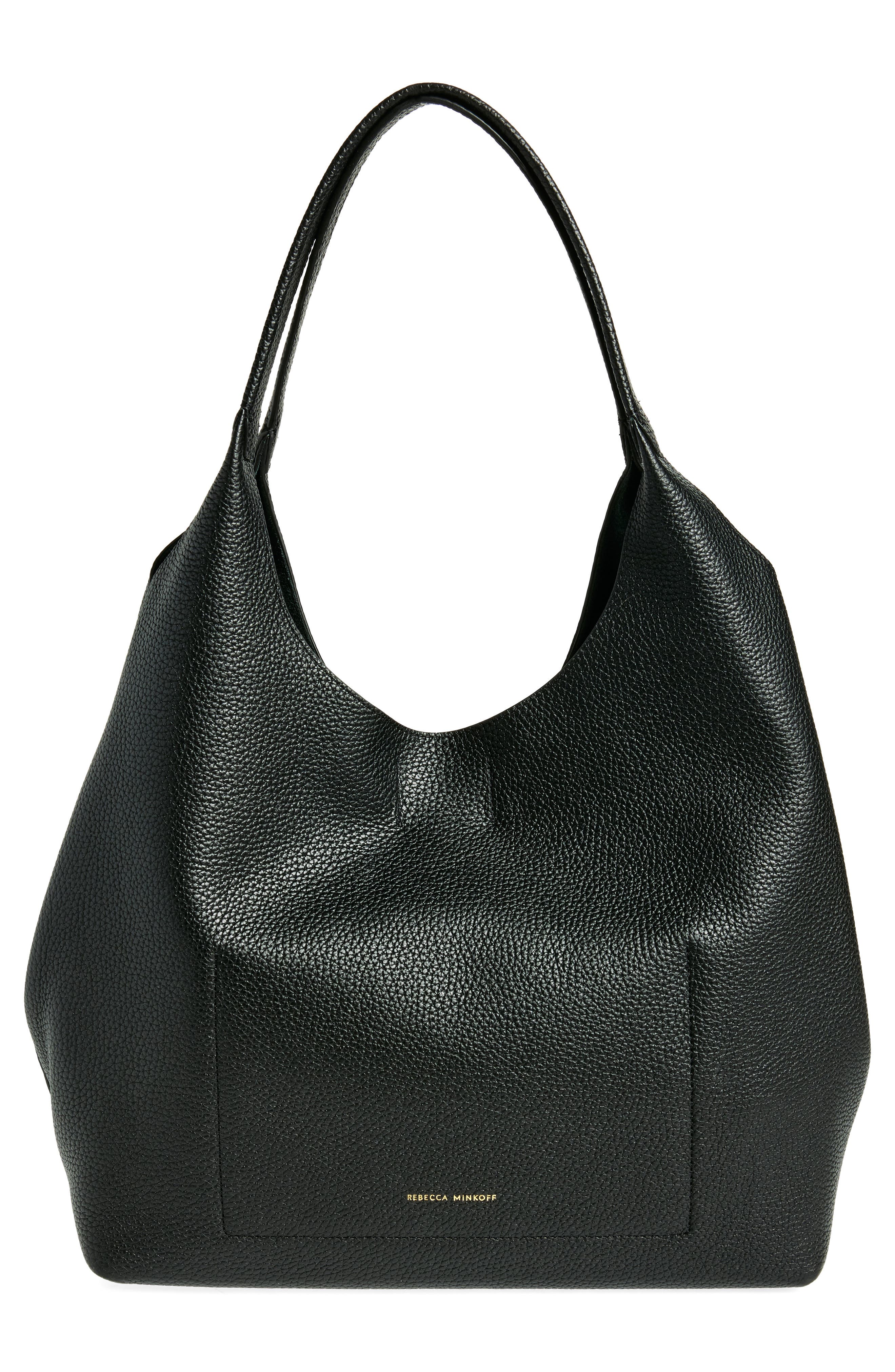 Rebecca Minkoff Darren Signature Carryall Bag, Alternate, color, Black