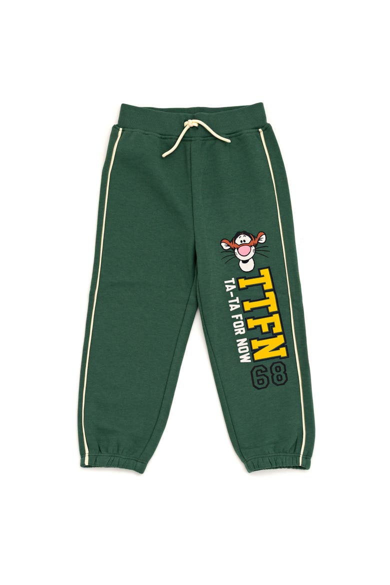 Winnie the Pooh Fleece Sweatshirt and Pants Set, Alternate, color, Tigger Dark Green
