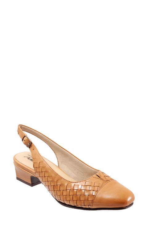 Dea Woven Slingback Pump (Women)