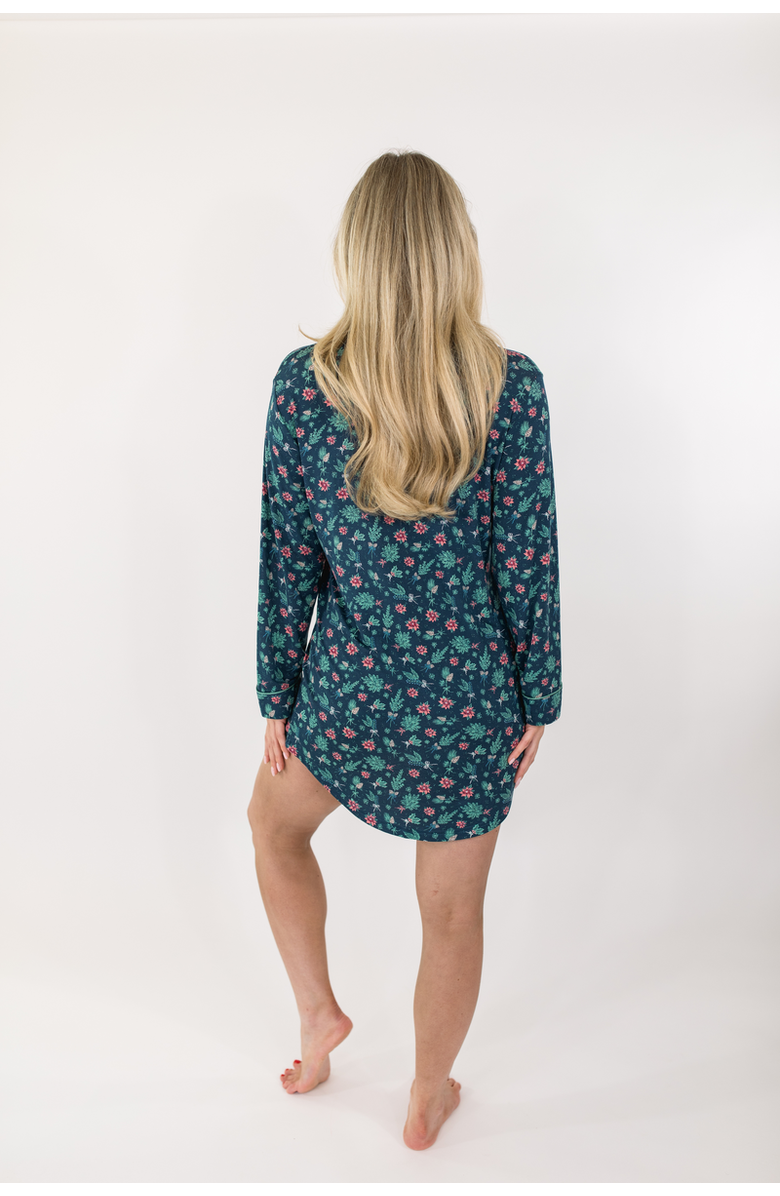 In My Sundays Sleep Dress, Alternate, color, Frosted Forest