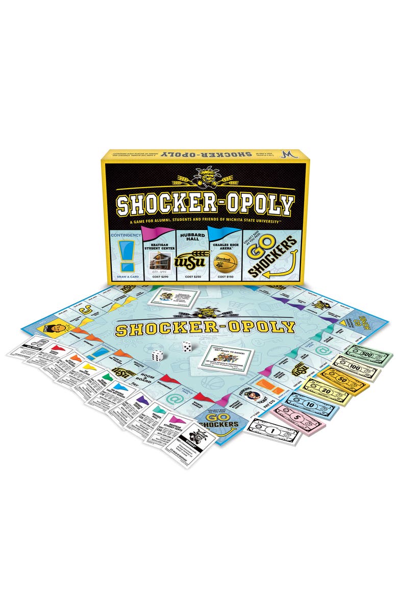 Wichita State University Shockeropoly Monopoly Board Game, Alternate, color, Multicolored