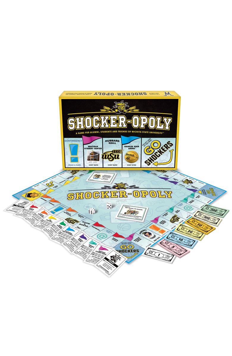 Late for the Sky Wichita State University Shockeropoly Monopoly Board Game, Alternate, color, Multicolored