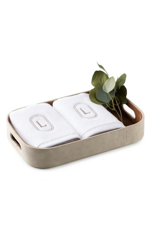 Monogram Guest Towel Set