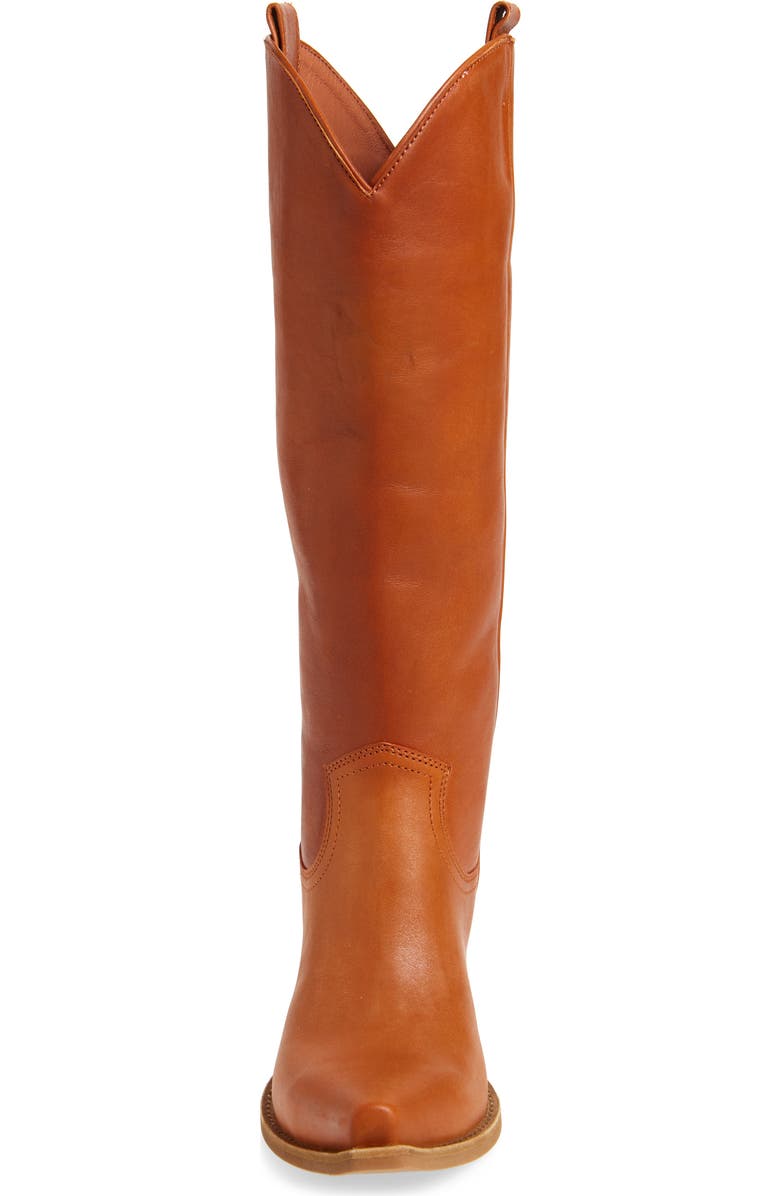 Jeffrey Campbell Rancher Knee High Western Boot, Alternate, color, Tan Sanded