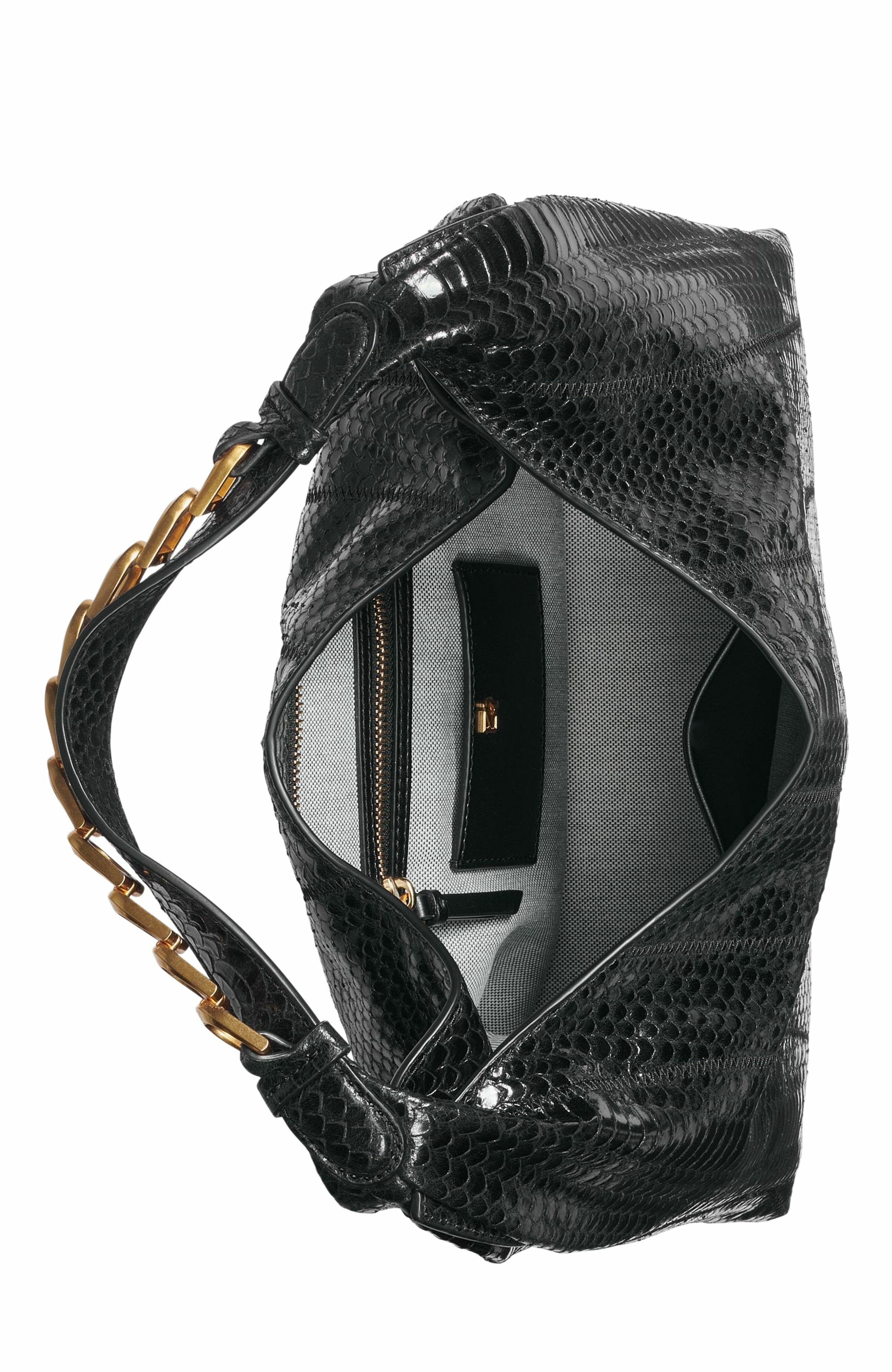 Donna Karan New York Bellmore Small Skipper Snake Shoulder Bag, Alternate, color, 