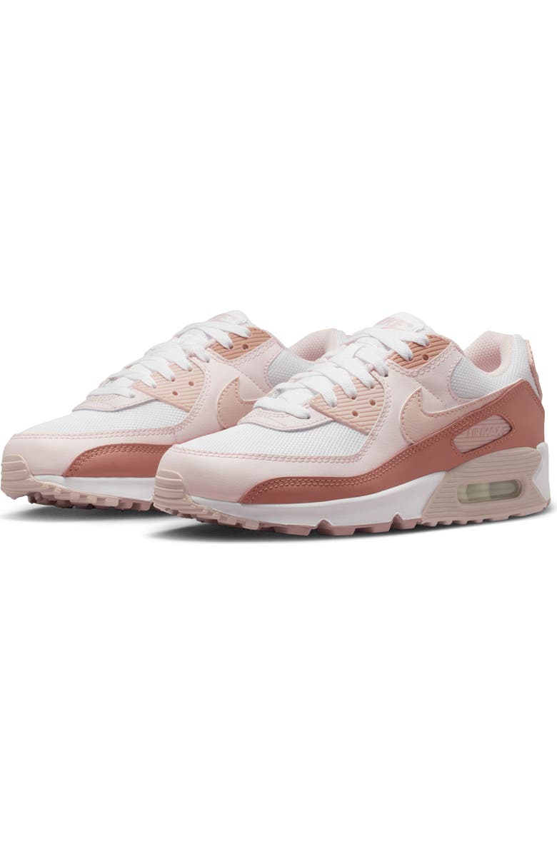 Nike Air Max 90 Sneaker, Main, color, Pink/ Dust Red/ Pearl Pink
