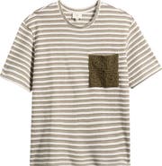 CHÉ Mathias Stripe Jacquard Pocket T-Shirt