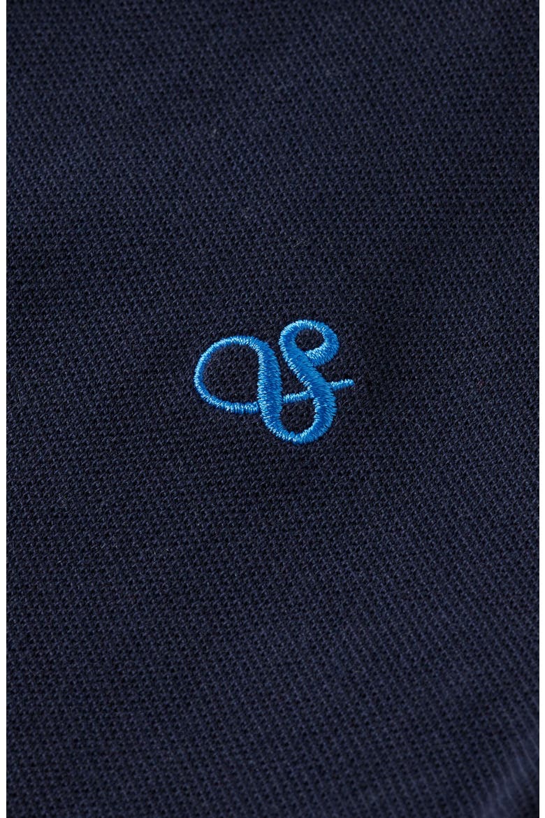 Kids' Long Sleeve Cotton Piqué Polo, Alternate, color, SKY CAPTAIN