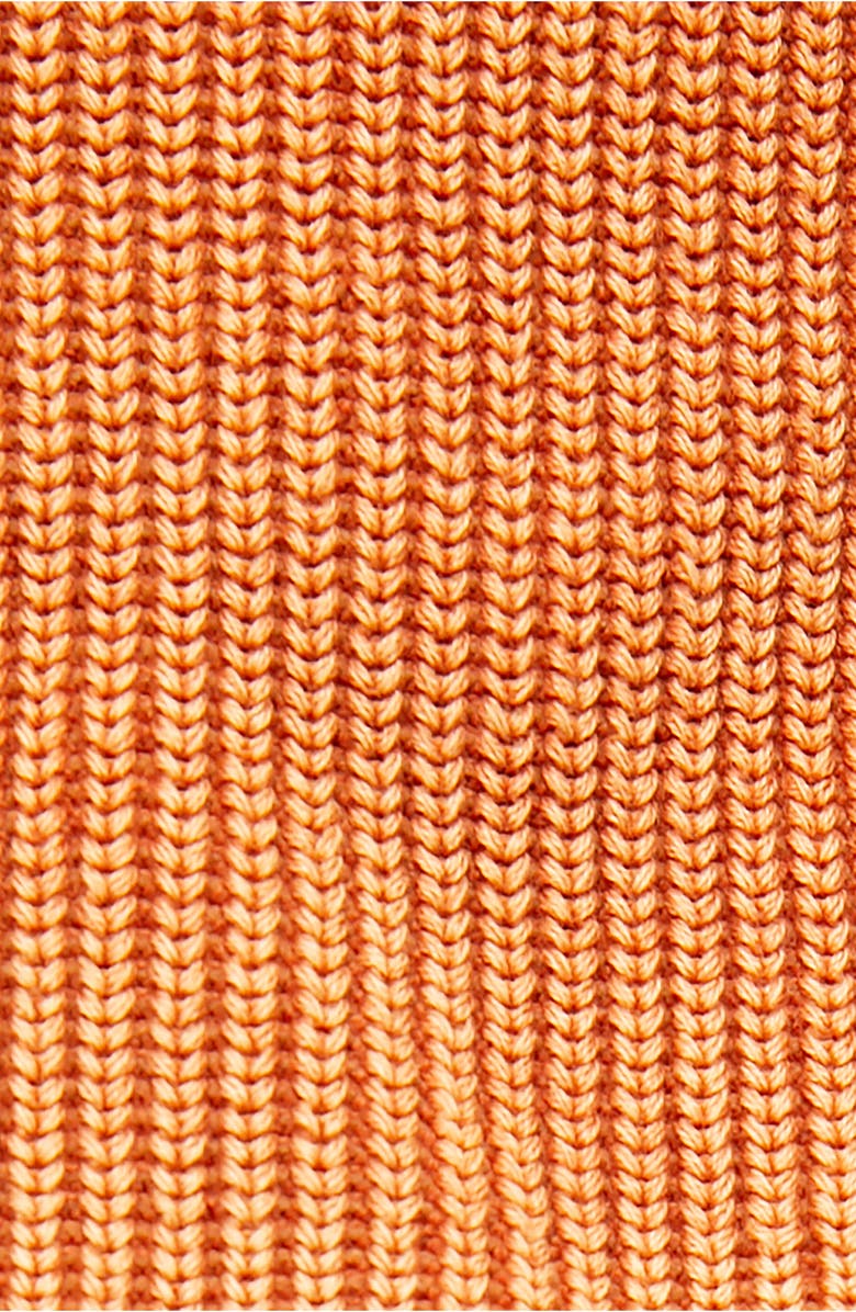 Free People At First Glance Crochet Hem Turtleneck Sweater, Alternate, color,