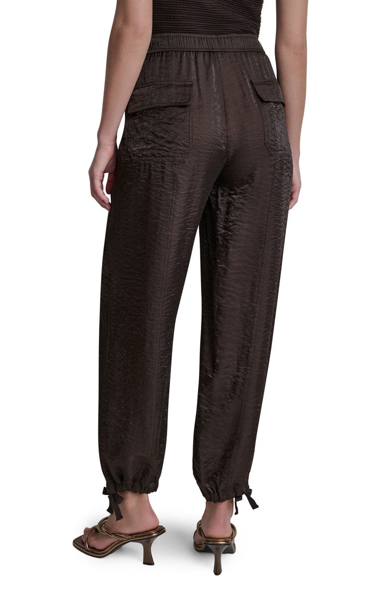 DKNY Ankle Tie Pants, Alternate, color, Tobacco