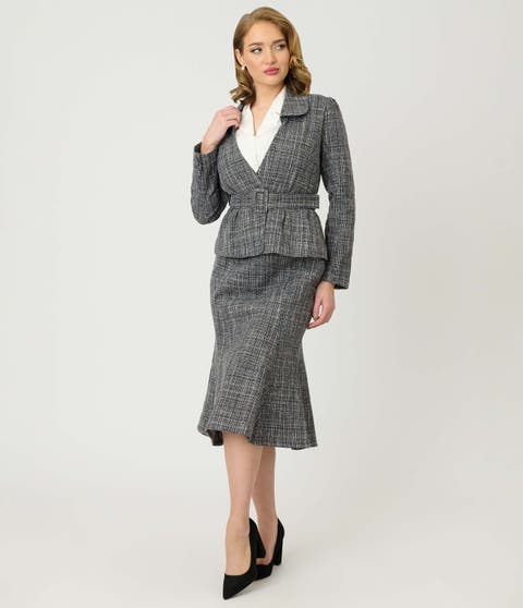 Tweed Tina Trumpet Skirt