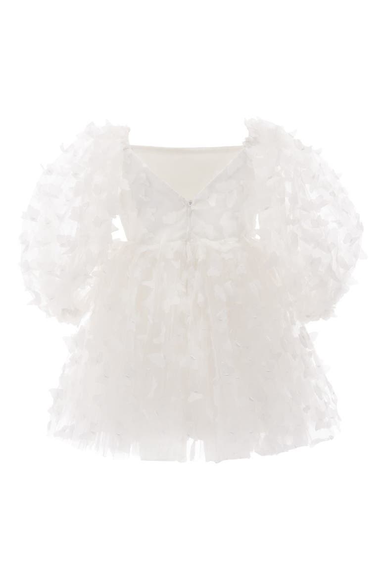 Bell Mariposa Dress, Alternate, color, White