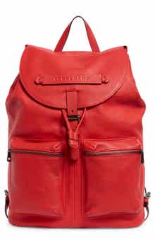 Longchamp 3D Leather Backpack