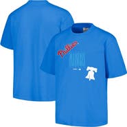 PLEASURES Men's PLEASURES Royal Philadelphia Phillies Repurpose T-Shirt